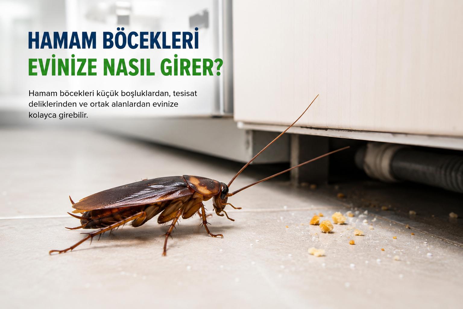Hamam Böcekleri Evinize Nasıl Girer?
