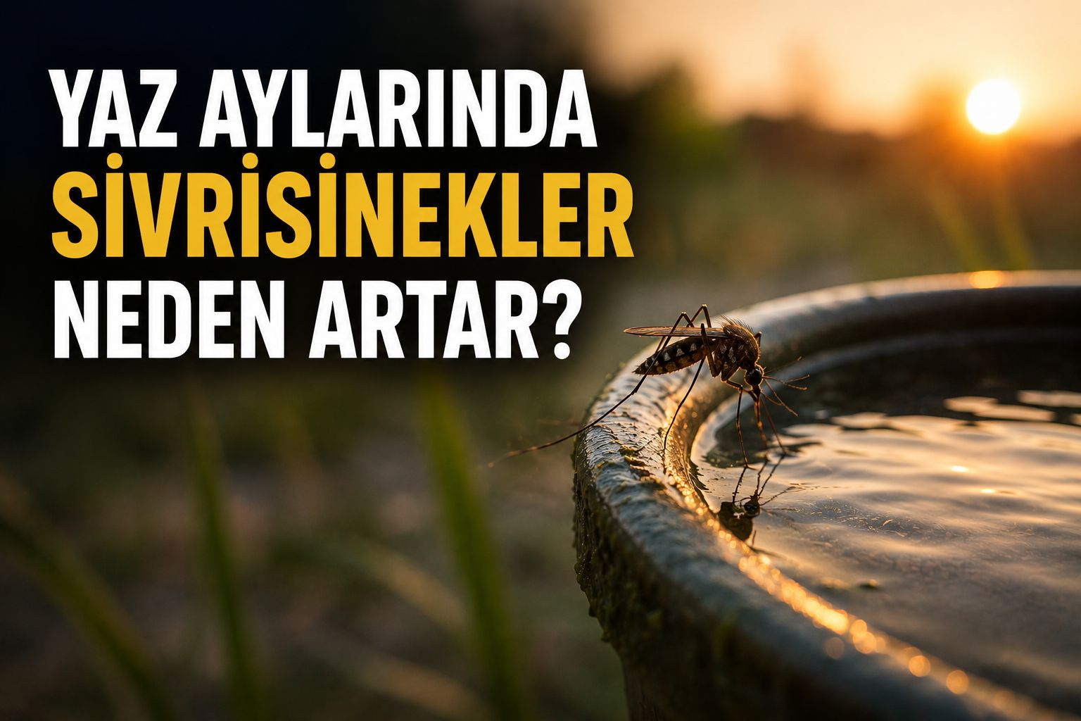 Yaz Aylarında Sivrisinekler Neden Artar?